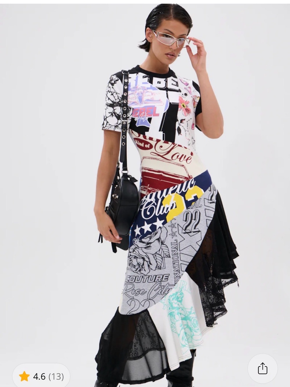 QUIT STARING GRAPHIC TSHIRT DRESS - XL or 1x